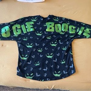 Unisex Large Oogie Boogie puff letter spirit jersey!